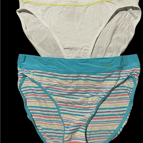 Kindly Yours Black and Beige Bikini Underwear 4pk Large 12/14 - Picture 5 of 6